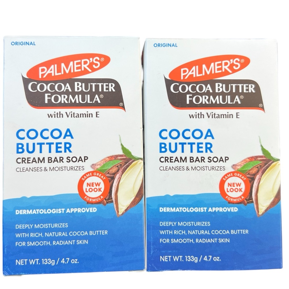 2x Palmer's Cocoa Butter Formula Cream Bar Soap with Vitamin E 4.7 oz